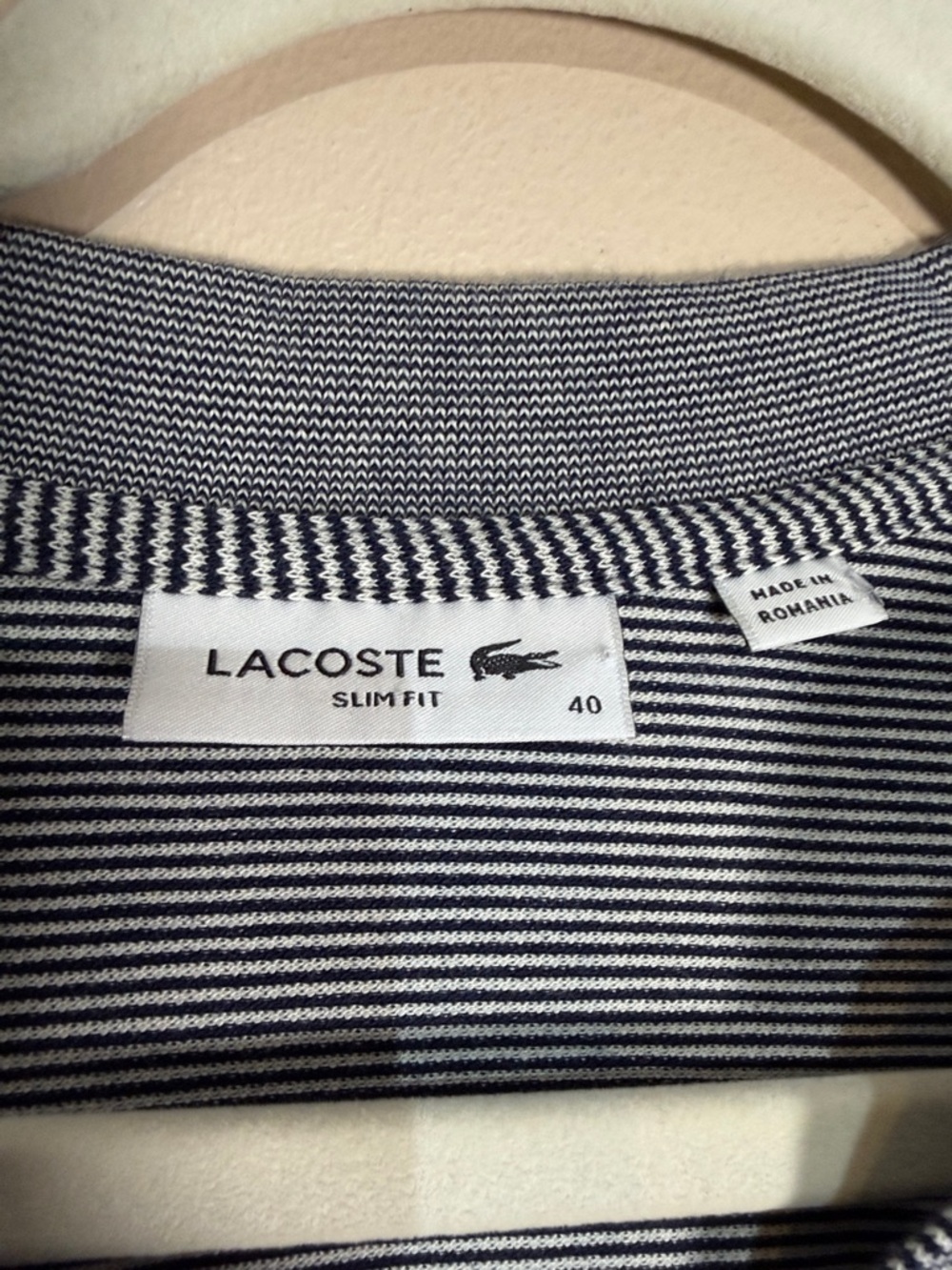 Lacoste blue Striped Polo Dress - Picture 2 of 5